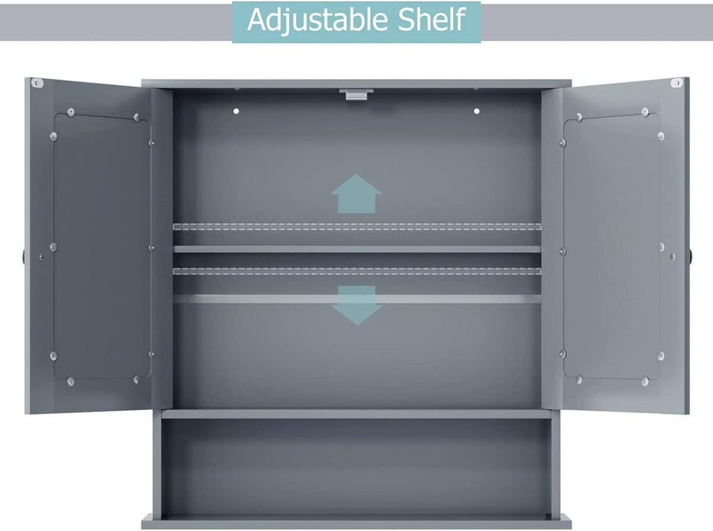 Wall-Mounted Bathroom Cabinet with Mirror – Stylish Storage Solution for Small Spaces