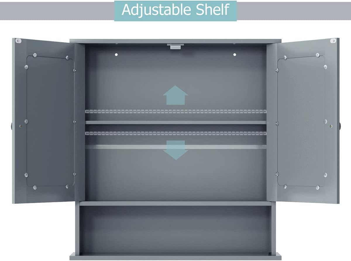 Wall-Mounted Bathroom Cabinet with Mirror – Stylish Storage Solution for Small Spaces