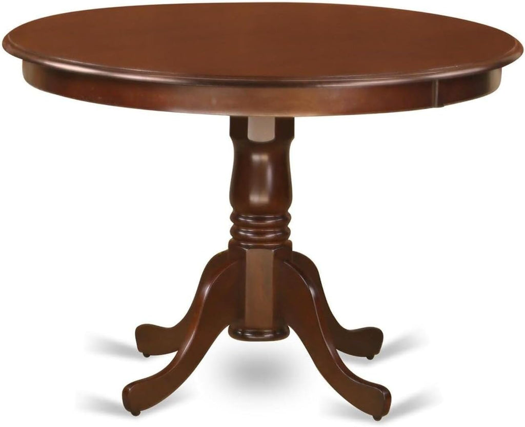 Round Pedestal Dining Table Set – Compact Wooden Kitchen Table for Small Spaces