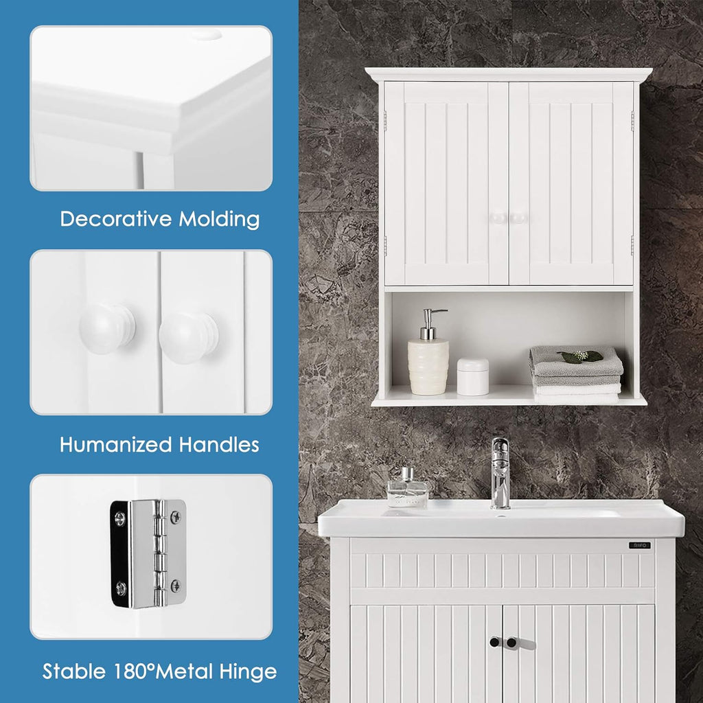 Wall-Mounted Storage Cabinet – Space-Saving, Adjustable & Stylish