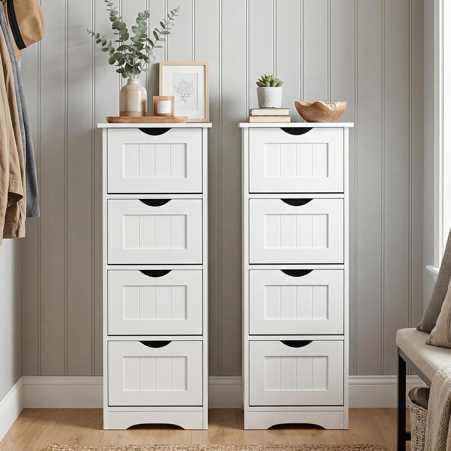 Freestanding Bathroom Storage Cabinet with Drawers – Space-Saving & Stylish Organizer