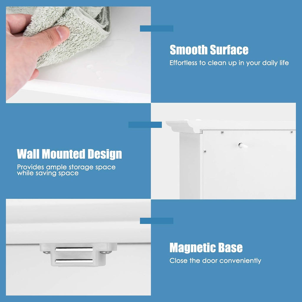 Wall-Mounted Storage Cabinet – Space-Saving, Adjustable & Stylish