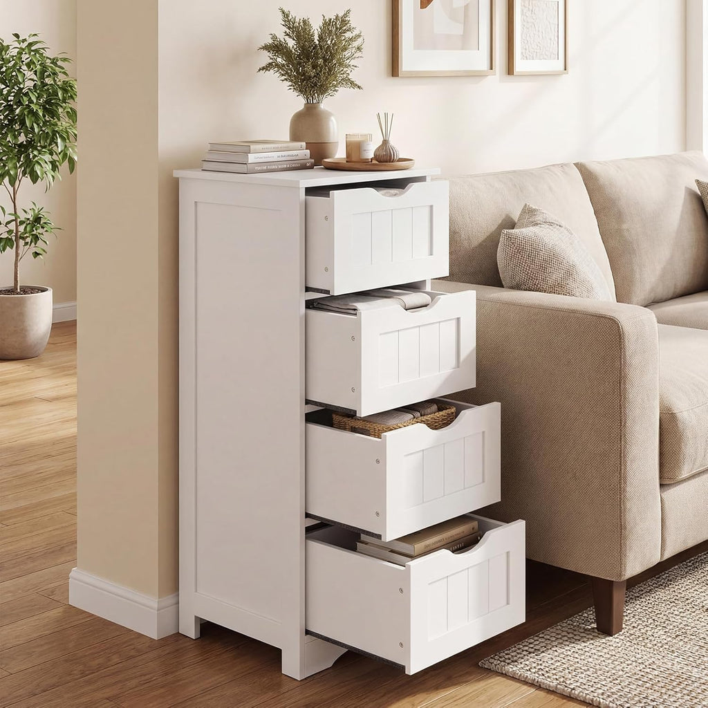 Freestanding Bathroom Storage Cabinet with Drawers – Space-Saving & Stylish Organizer