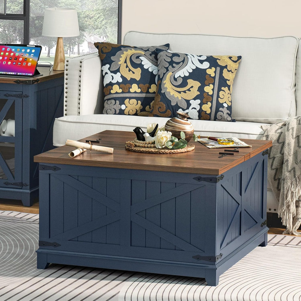 Farmhouse Style Nightstand with Drawer – Rustic & Functional Bedroom Storage